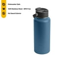 thumbnail image 5 of RTIC 32 oz Stainless Steel Insulated Bottle, Wide Mouth Multi-Use Lid, Storm, 5 of 9