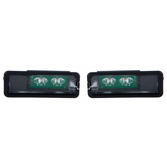 CarLights360: For Volkswagen e-Golf License Plate Tail Light 2015 16 17 18 2019 Driver and Passenger Side | Pair | For VW2870109 | 1K8943021C, 1K8943021C