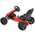 thumbnail image 3 of Topbuy Go Kart Kids Bike Ride on Toys with 4 Wheels and Aadjustabl Seat Red, 3 of 8
