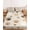 Beige, Taupe, Cream, Brown, variant on Twin Sze Fitted Sheet Set - Beige White Dog Paws 2 Piece Bedding Sets 16" Deep Pocket Fitted Sheet with 1 Pillowcase, Cute Puppy Paw Prints Brushed Microfiber Hotel Luxury Bed Sheets