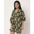 thumbnail image 3 of Moomaya Women's Printed 3 Piece Cord Set Vacation Co-Ords For Summer, Beach Wear, 3 of 8