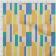 thumbnail image 3 of Soimoi Poly Georgette Fabric Geometric Panel Print Fabric by Yard 42 Inch Wide, 3 of 3