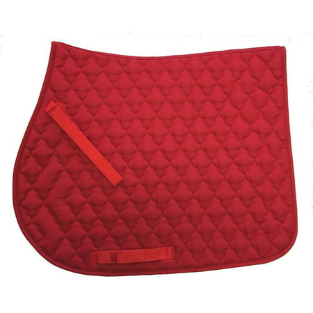 English Horse Saddle Pad All Purpose Quilted Cotton Floral Pattern