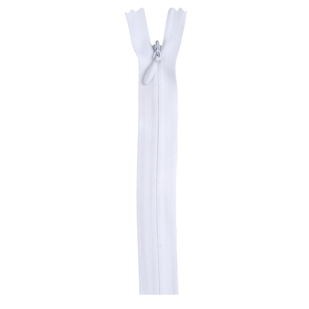 Coats 22" Polyester All Purpose White Zipper, 1 Each