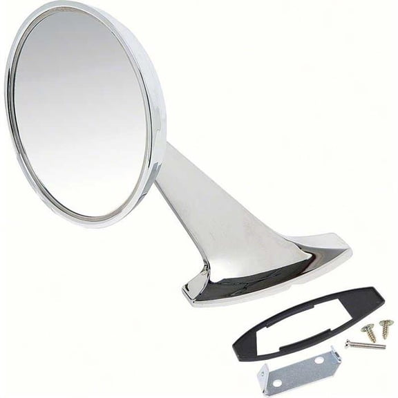 OER 3877975 65-66 Impala Outer Door Mirror w/Bow Tie, RH