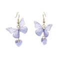 thumbnail image 1 of Pendientes de alas de mariposa oso de fresa accesorios de lujo para mujer 1 pieza, 1 of 5