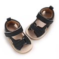 thumbnail image 2 of SUNSIOM Baby Boys Summer Sandals Solid Color Artificial Leather Breathable Non Slip Shoes, 2 of 6