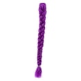 thumbnail image 4 of Extensión de cabello con cola de caballo y clip trenzado, trenzado resistente para mujeres y niñas, cosplay Astilla morada oscura, 4 of 9