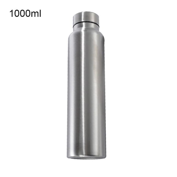SANWOOD Water Bottle Portable?Stainless Steel Single Wall Large Capacity Water Bottle Outdoor Supply