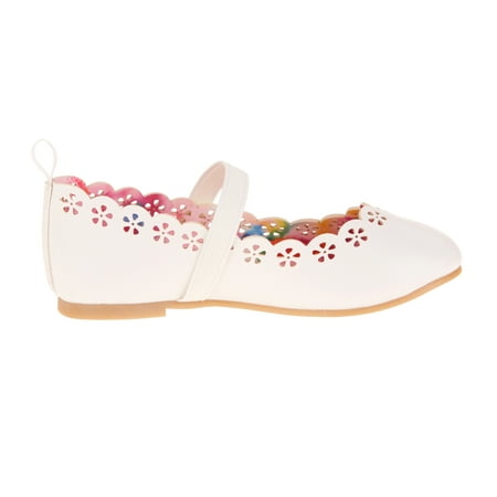 Avenue Mary Janes - Wonder Nation Toddler Girls' Casual Cut-out Mary Jane Flat
