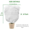 thumbnail image 2 of 6 Pack Reusable Plant Covers Frost Protection Bag Winter Drawstring Plant Covers Winter, 2 of 5