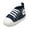 Navy, variant on Unisex Baby Boys Girls High Top Sneaker Soft Anti-Slip Sole Newborn Infant First Walkers Canvas Denim Shoes