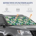 thumbnail image 4 of Gaeub Lemon and Leaves Foldable Auto Sun Blocker Visor, Sunshade for Car Front Window, Keeps Your Vehicle Cool - Medium, 4 of 7