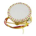 thumbnail image 1 of MERIGLARE Tambourin de Danse Ballet Fait Main pour Fêtes Rythmiques KTV 6 Pouces, 1 of 9