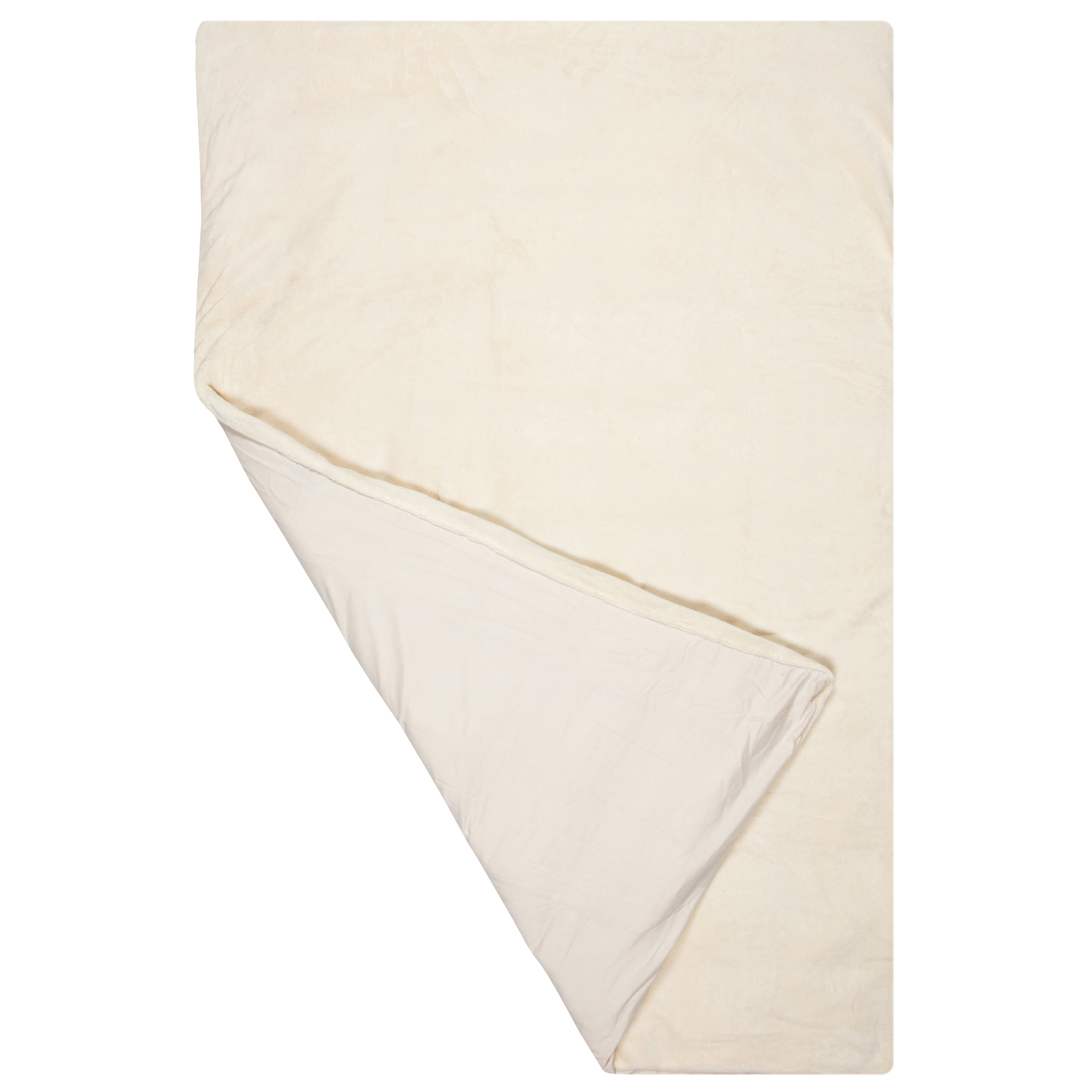 Sleep Therapy 2Pc Weighted Blanket and Cover, 15lbs, 48 x 72, Cream