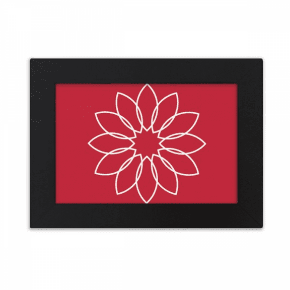 Line Lotus Flower Flower Desktop Photo Frame Ornaments Picture Art Painting