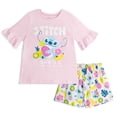 thumbnail image 1 of Conjunto de camiseta y shorts para niña Disney Lilo & Stitch, 1 of 4