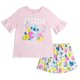 thumbnail image 1 of Conjunto de camiseta y shorts para niña Disney Lilo & Stitch, 1 of 4
