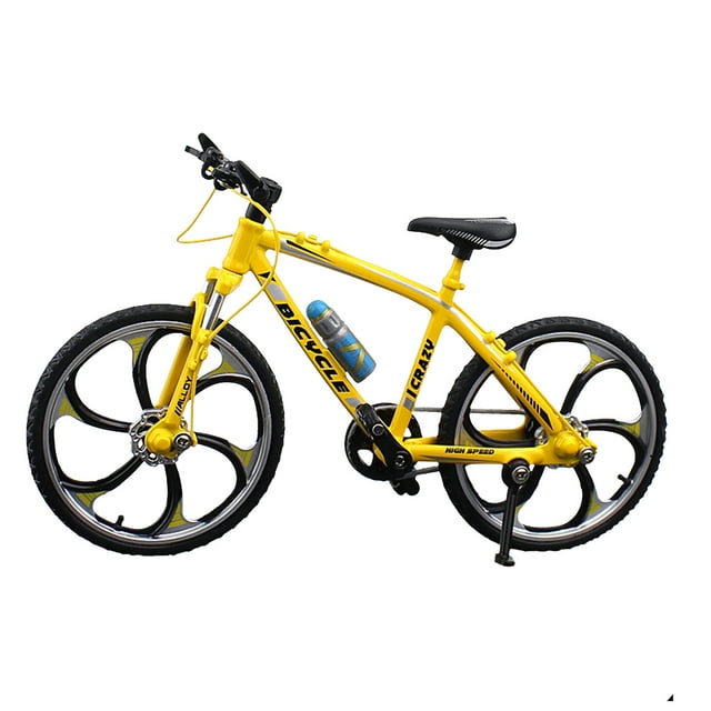 Dvkptbk Mini Alloy Racing Bicycle Toy Mini Mountain Bike For Vehicle Home Decoration