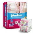 Comfees Training Pants for Girls, DriNite 12hr Leakage Protection, 4T