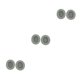 thumbnail image 5 of Sidaley Auriculares Almohadillas para los oídos Cojines montados en la cabeza Cancelación de ruido Orejera de malla Reemplazo de auriculares para Type1 NO1, 5 of 6