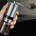thumbnail image 3 of Bewildely Máquina amoladora de café con mango extendido esencial para oficina, de plata, 8 velocidades externas, gruesas y finas Juegos de servir café y té, 3 of 6