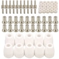 thumbnail image 1 of 60Pcs Pt31 Lg40 Plasma Cutter Electrode Tips Cup Extended Nickel Plated Kit, 1 of 9