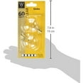 thumbnail image 2 of Globe Electric 70825 2 Pack, 60 Watts T8 Clear Vanity Globe Light Bulb - Pack Of 10, 2 of 2