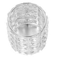 thumbnail image 3 of Glass Cosmetic Box, Stable Rounded European Style  Glass Cosmetic Organizer  For Bathroom Gold,Silver, 3 of 8