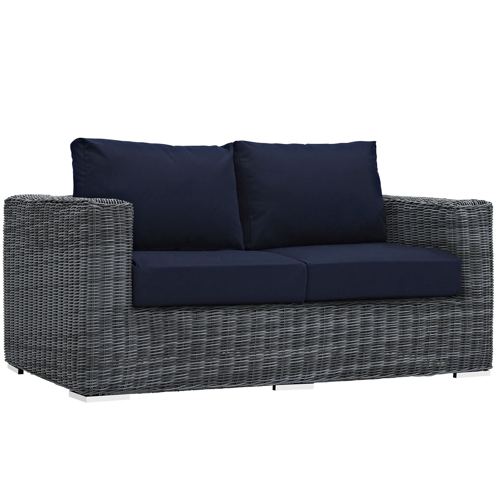 Modern Contemporary Urban Design Outdoor Patio Balcony Loveseat Sofa ...