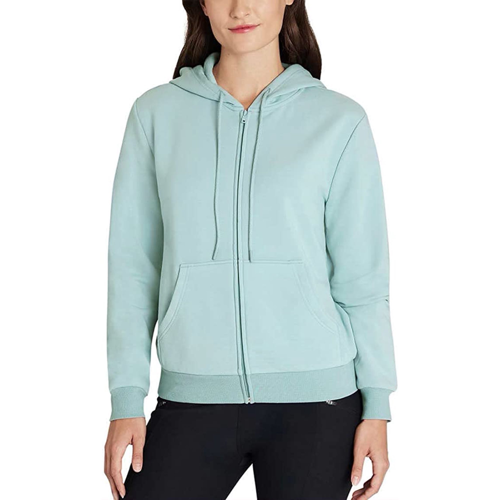 Eddie Bauer Women's Supersoft Full Zip Hoodie Jacket (Ocean, X-Large) -  Walmart.com