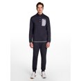 thumbnail image 6 of Reebok Men's and Big Men's Freedom Mock Neck Snap Pullover Sweatshirt, Sizes S-3XL, 6 of 6