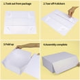 thumbnail image 5 of 4-Pack Magnetic Closure Gift Boxes, 12"x8"x4" White Party Favor Boxes with Lids for Birthday & Festival, 5 of 9