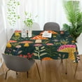 thumbnail image 3 of Yayeee Tablecloths 54" x 54" Rectangle Wrinkle Resistant Party Table Cover, Orange Mushroom, 3 of 8