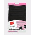 thumbnail image 3 of Hanes Comfort, Period. Briefs Underwear, Moderate Leaks, Black, 3-Pack 8 Women's, 3 of 4