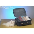 thumbnail image 2 of 8 Pack Space Saver Storage Travel Roll Up Zipper Bags Without Vacuum Needed QQbed, 2 of 6