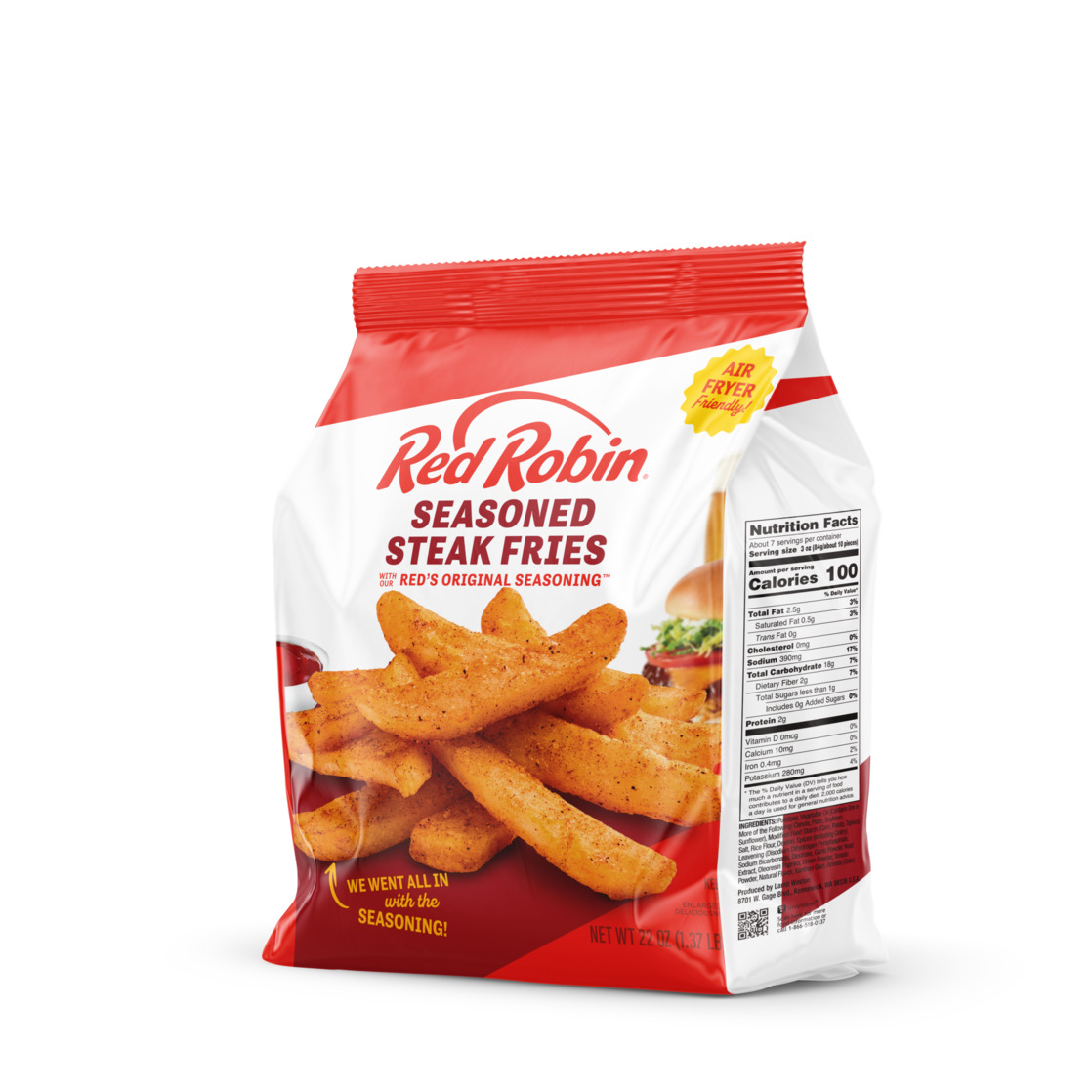 Red Robin Seasoned Steak Fries 22 oz
