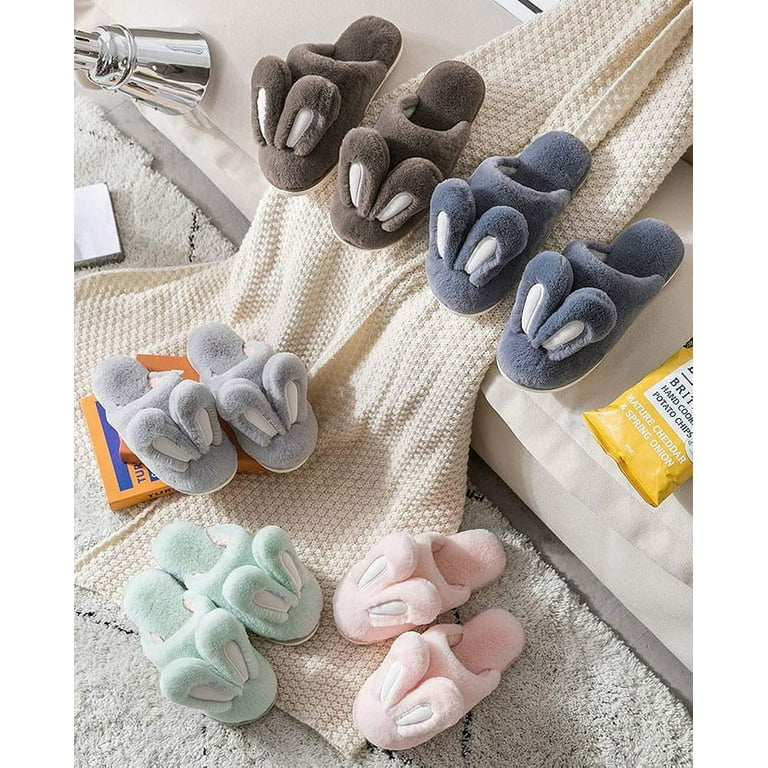 Rabbit ear slippers hotsell