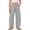 Gray, variant on SHTXOZHI Wide Leg Pants for Girls Loose Elastic High Waist Pants Solid Color Beach Vacation Bottoms with Pockets