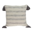 thumbnail image 1 of HomeRoots 333987 Housse de Coussin Beige Transitionnelle 18 x 7 x 18 Po avec Insert en Poly, 1 of 1
