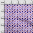 thumbnail image 2 of oneOone Cotton Silk Dusty Purple Fabric Floral With Ikat Sewing Fabric By The Yard Printed Diy Clothing Sewing Supplies 42 Inch Wide, 2 of 5