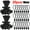 20pcs - 10cm, variant on 5/20pcs Bungee Cord Ball Tarps Canvas Tarpaulin Flagpole Ties Cord Ends Elastic Rope Fixed Boat Pole Camping Tent Accessories