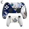 thumbnail image 4 of Pegatina para mando de PS5: diseño de robot pequeño, resistente al agua y a los arañazos, carcasa frontal y trasera para PS5, un complemento único y bonito para tu equipo de gaming., 4 of 5