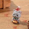 thumbnail image 3 of ​Resin Santa Claus Ornament - Miniature Tabletop Christmas Decor, Handcrafted Figurine for Home Decor & Gift (Single Piece ,Choking Hazard)​​ F, 3 of 3