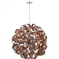thumbnail image 1 of Quoizel Ribbons Pendant with 12 Lights in Satin Copper, 1 of 2