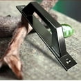 thumbnail image 2 of Juego de 2 tiradores negros para puertas de jardín de madera, 200 mm, 2 of 5