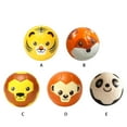 thumbnail image 3 of Vogacara Mini balón de fútbol diseñado para niños pequeños y niños Modelo animal Patrones animales Fútbol de PU Juguetes Mono 15CM, 3 of 6
