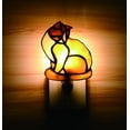 thumbnail image 4 of FYBTO Style Tiffany Vitrail Chat Mignon Mini Lampe de Nuit pour Chambre 5.2 Pouces X 4.4 Pouces, 4 of 5