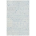 thumbnail image 5 of SAFAVIEH Blossom Aspen Geometric Wool Area Rug, Blue/Ivory, 8' x 10', 5 of 8