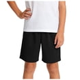 thumbnail image 6 of Yindaity Shorts for Kids Boys Boys Quick Dry Breathable Athletic Shorts Elastic Waist Summer Shorts(Black,8-9 Years), 6 of 8
